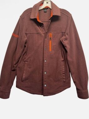 MARKER Men's  XXL Jacket Shacket Pockets Brown Orange Snow Performance Coat